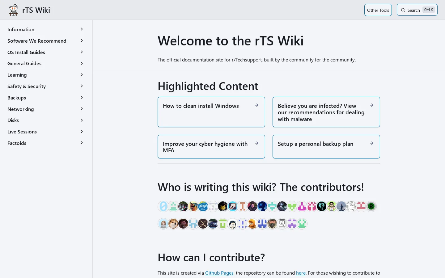 Welcome to the rTS Wiki | rTS Wiki Homepage screenshot