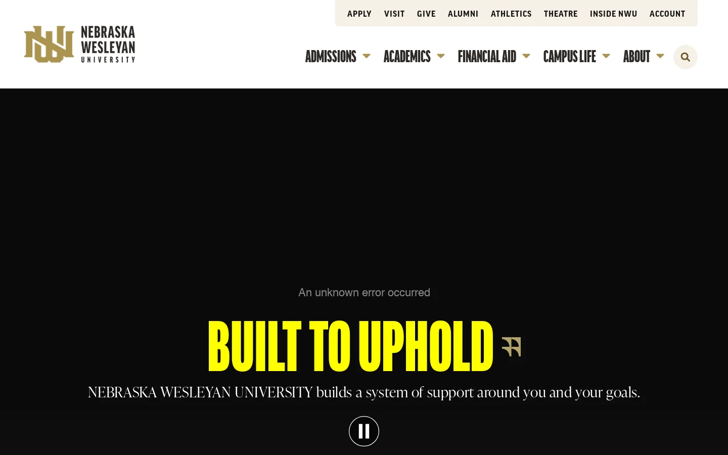 Welcome | NWU Homepage screenshot