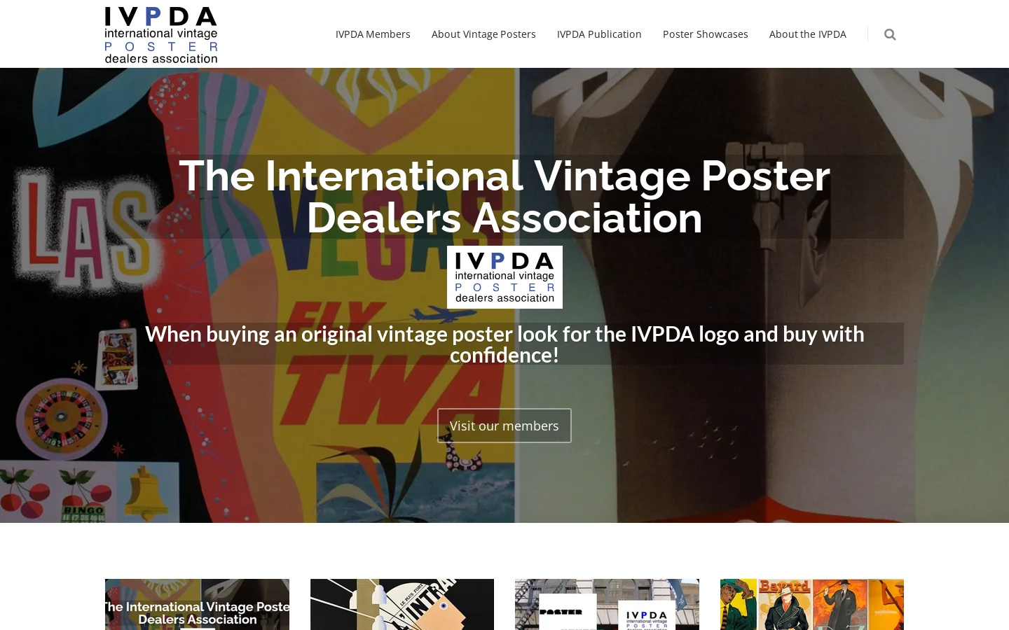 IVPDA Homepage screenshot