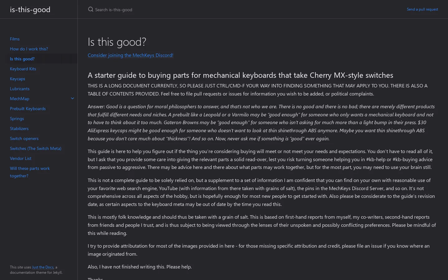 Is this good? | is-this-good Homepage screenshot