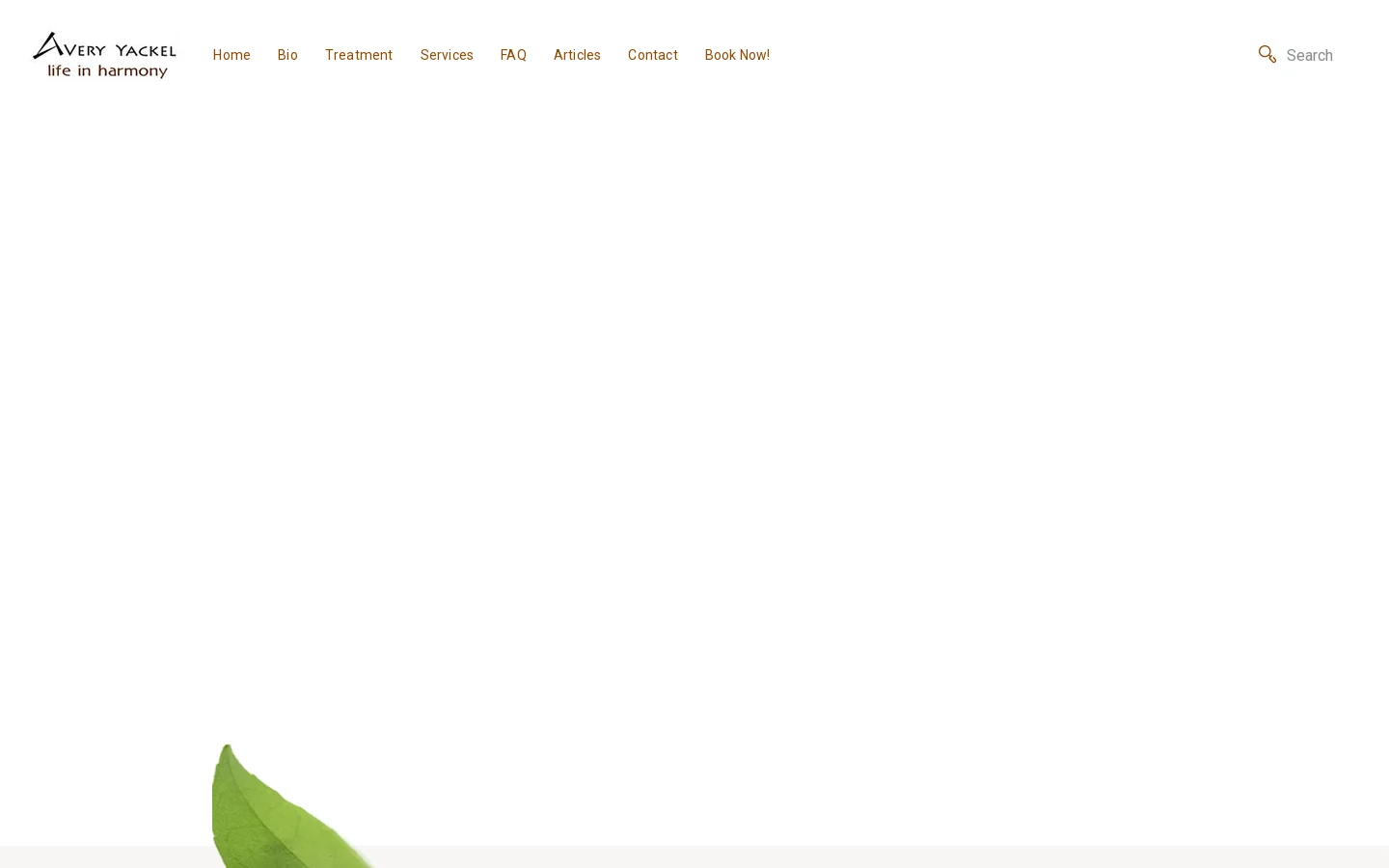 Ayacupuncture Home Homepage screenshot