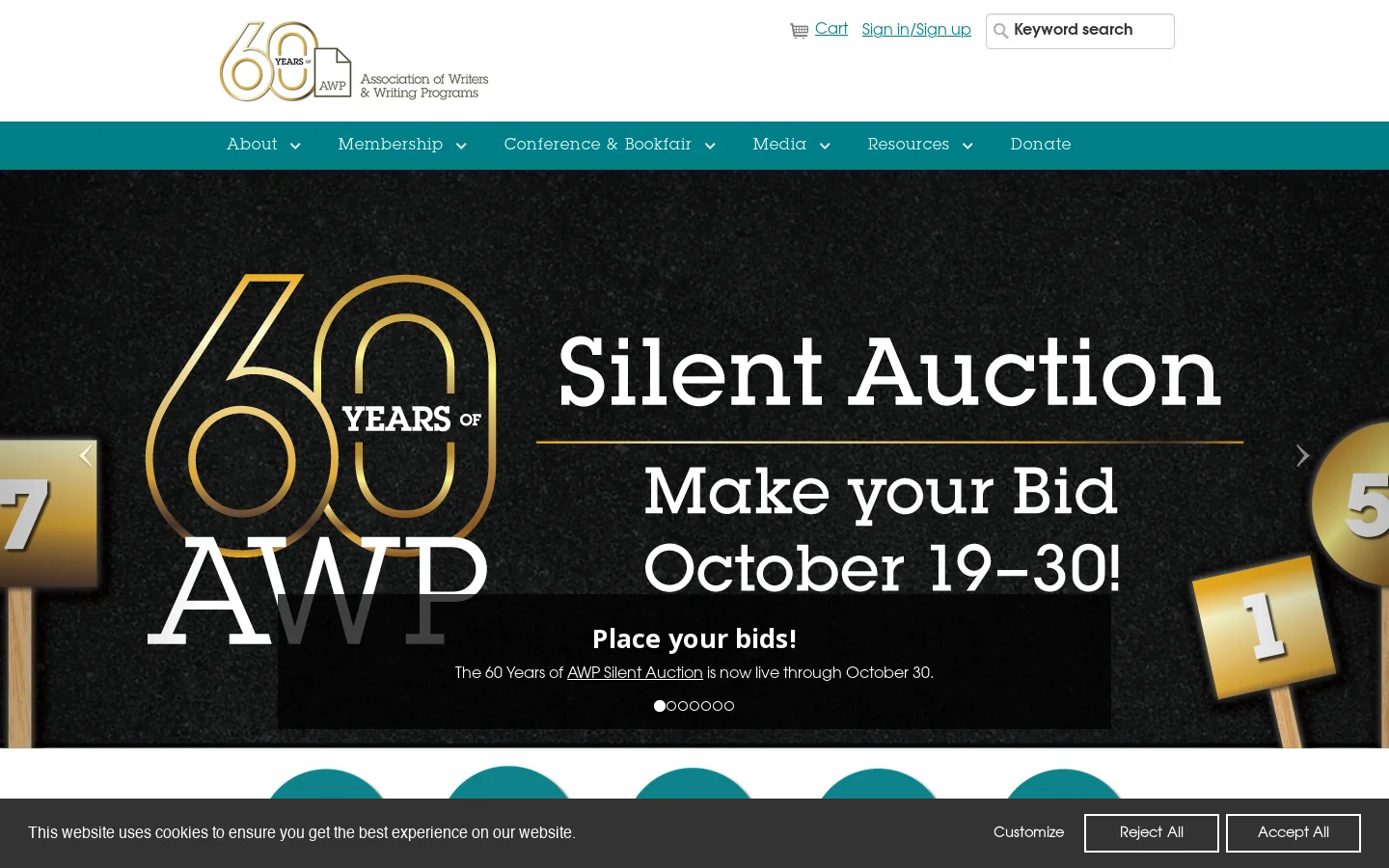 AWP Homepage Homepage screenshot