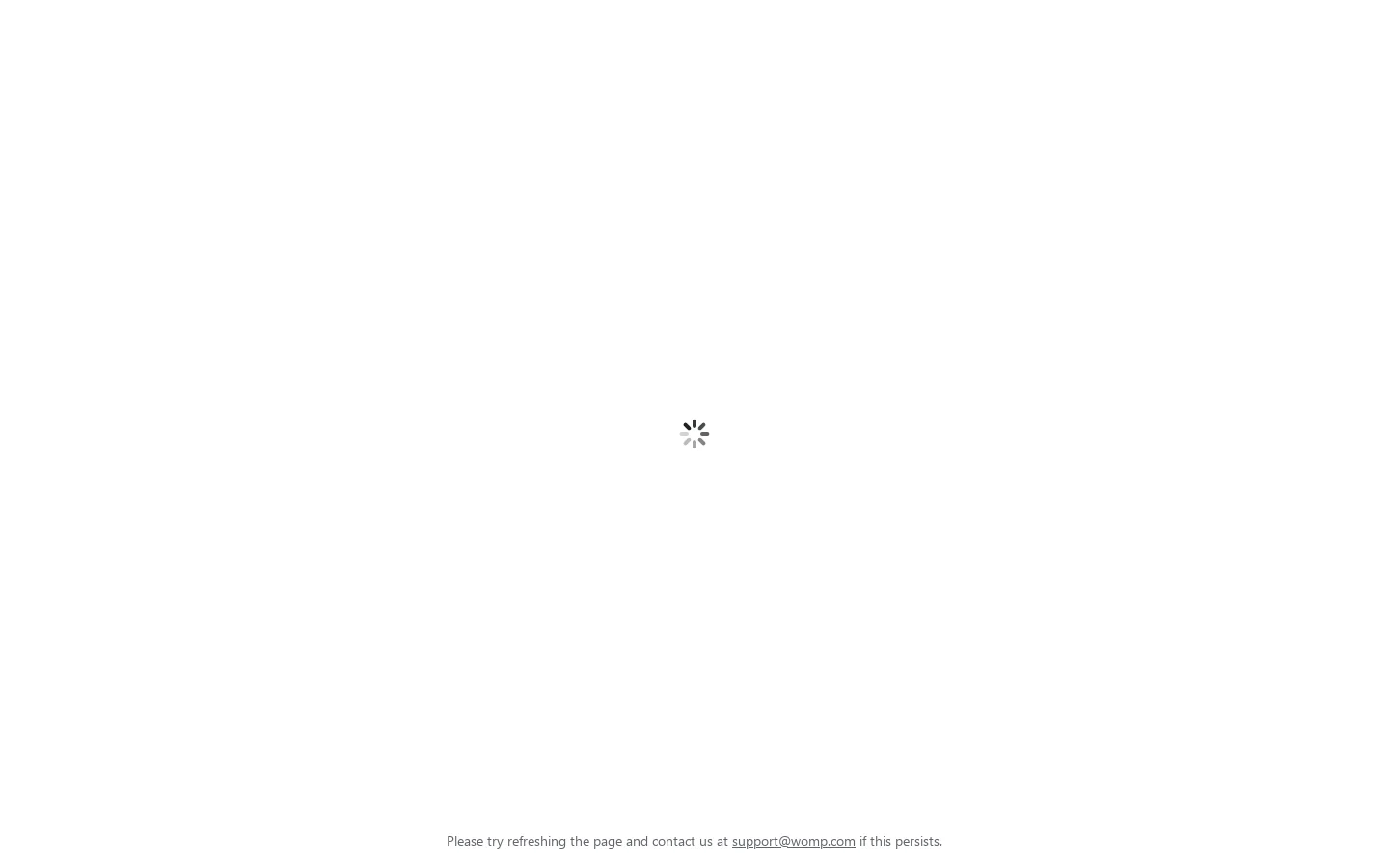 Womp - Free Web 3D Software Homepage screenshot