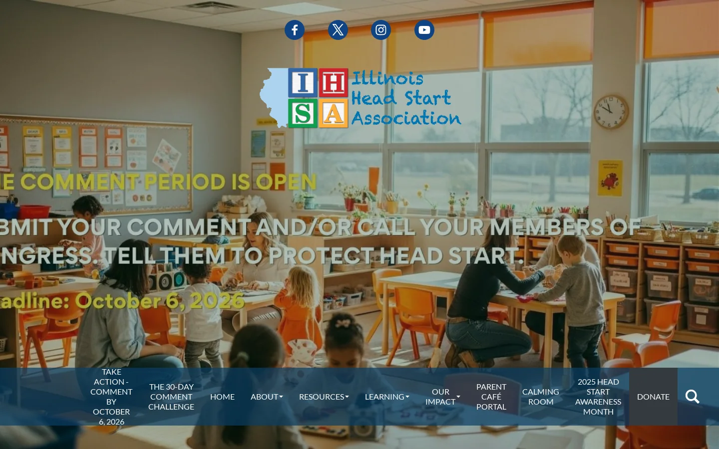 Home - Illinois Head Start Association Homepage screenshot