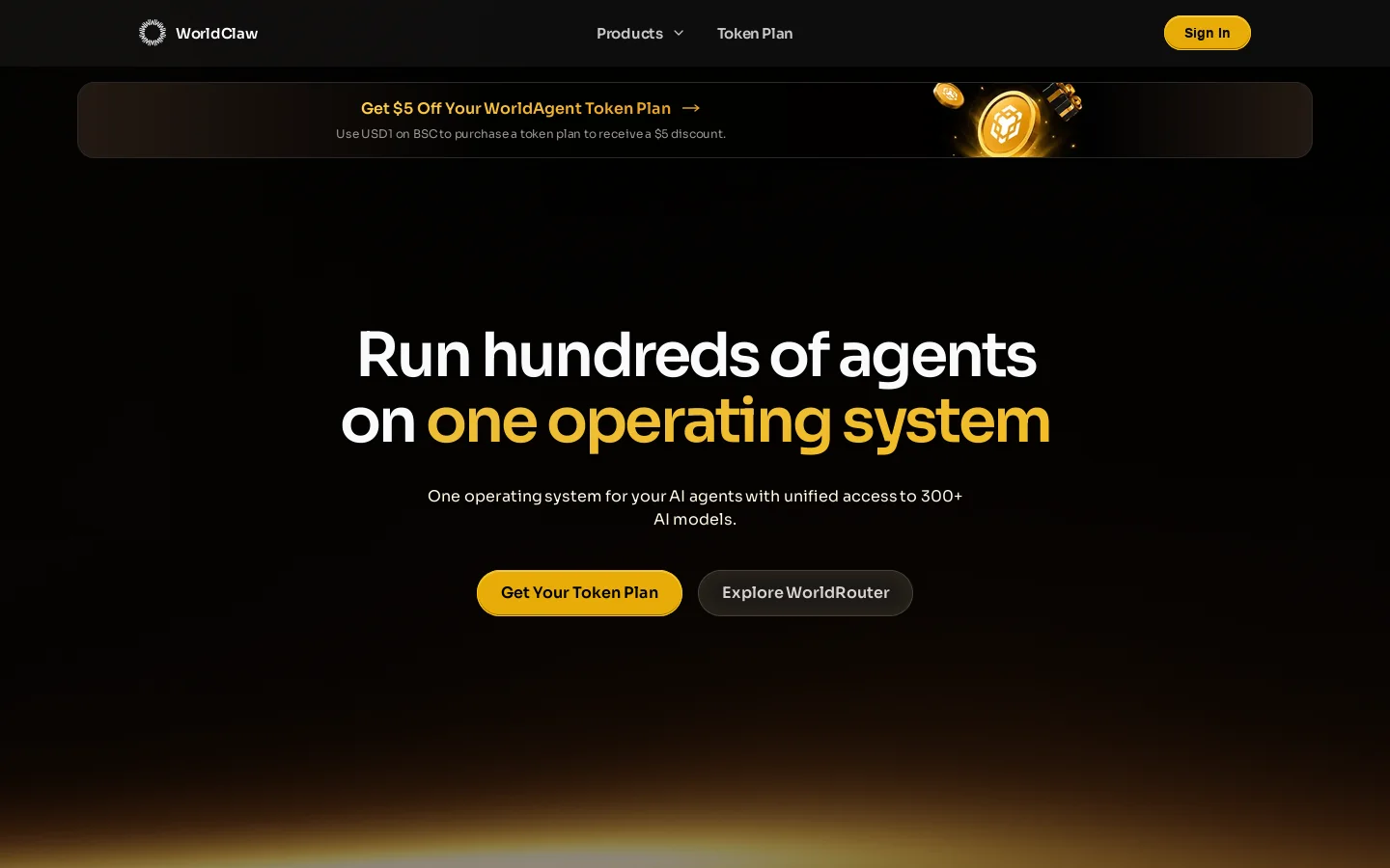 WorldClaw Homepage screenshot