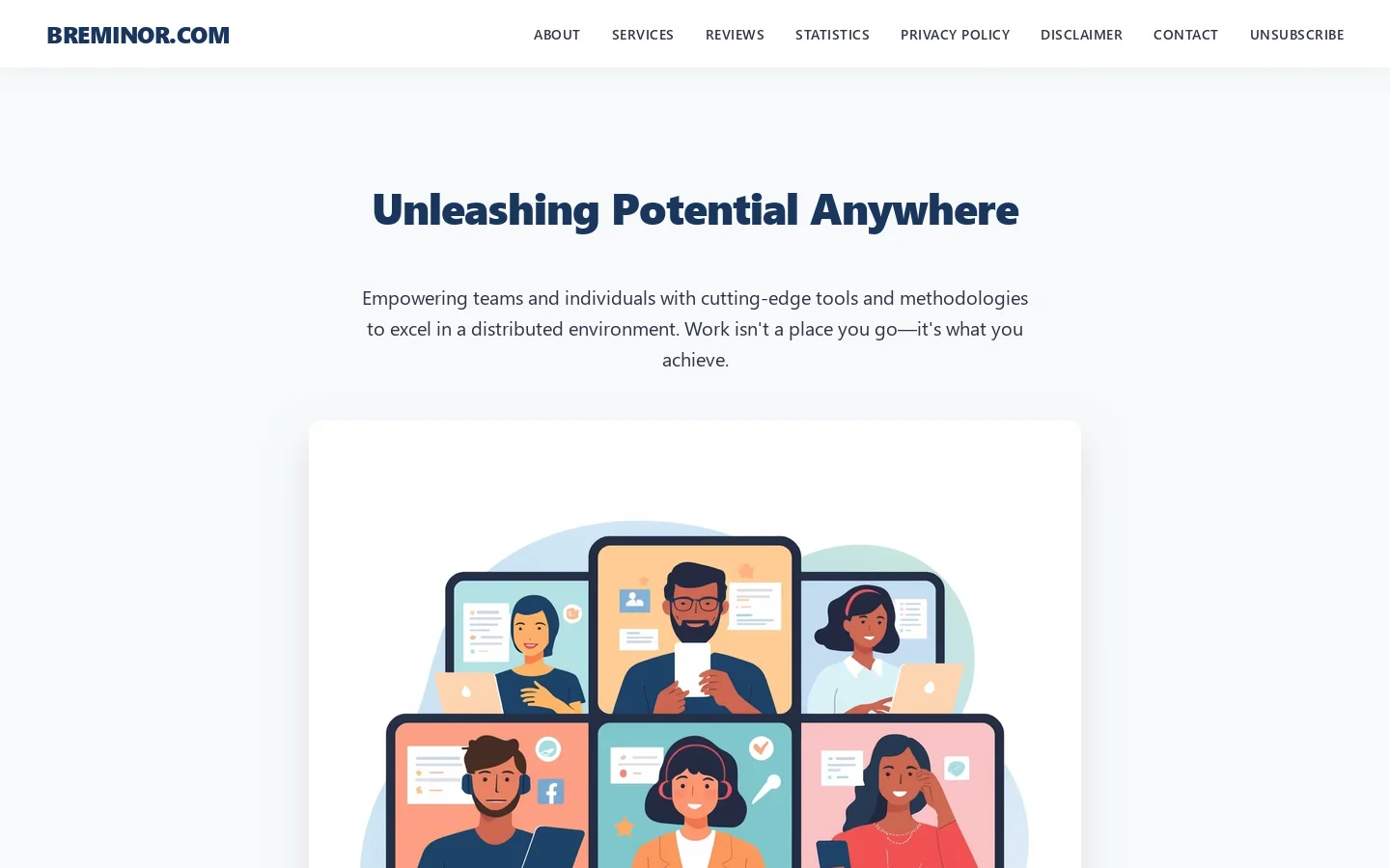 Breminor.com Homepage screenshot