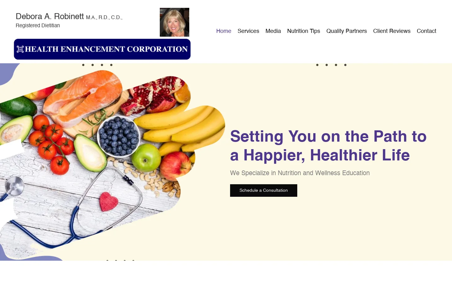 Functional Nutrition Consulting in Tacoma, WA Homepage screenshot