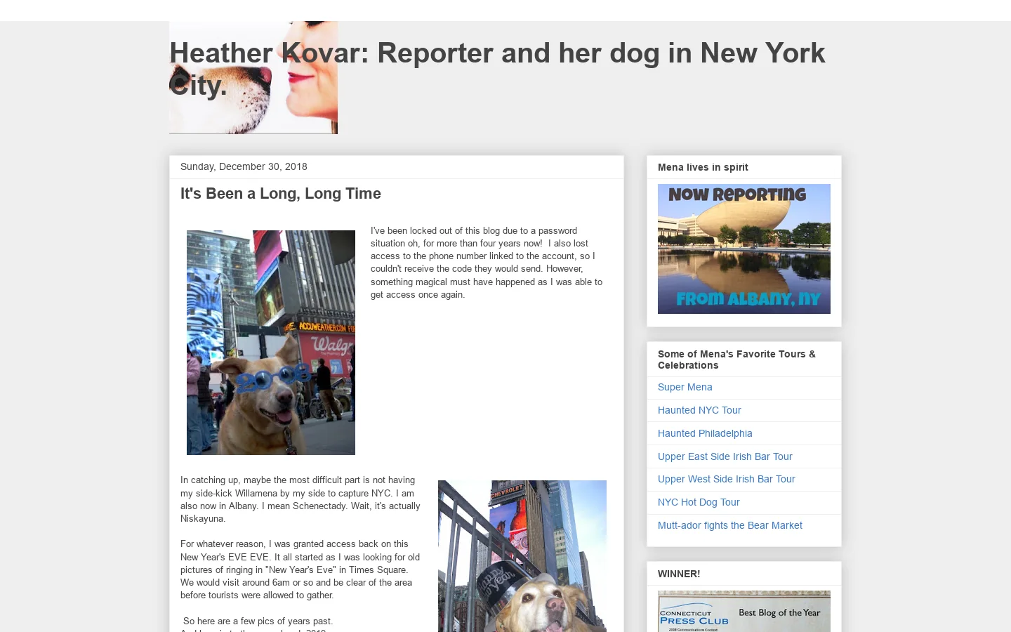 Heather Kovar's Resume Homepage screenshot
