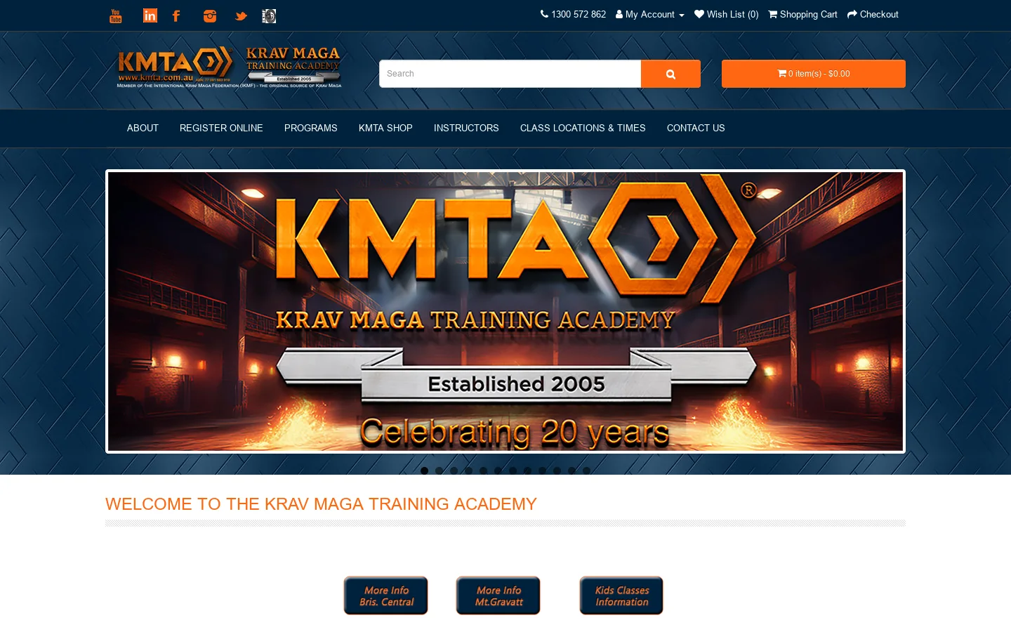 KMTA Homepage screenshot