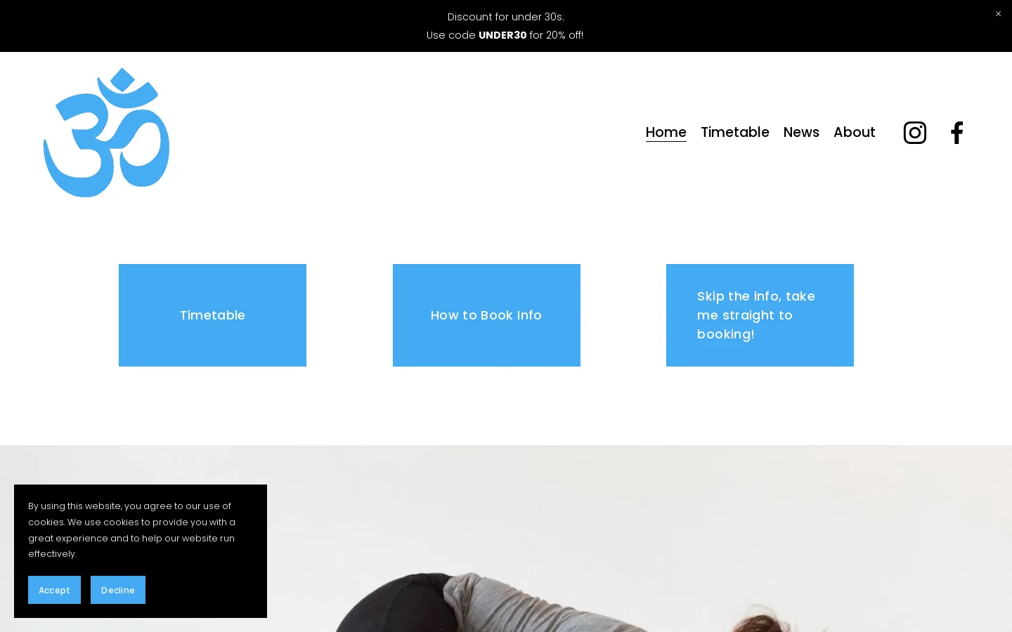 Edinburgh Iyengar Yoga Centre Homepage screenshot