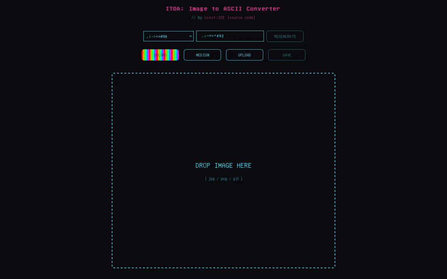 ITOA Homepage screenshot