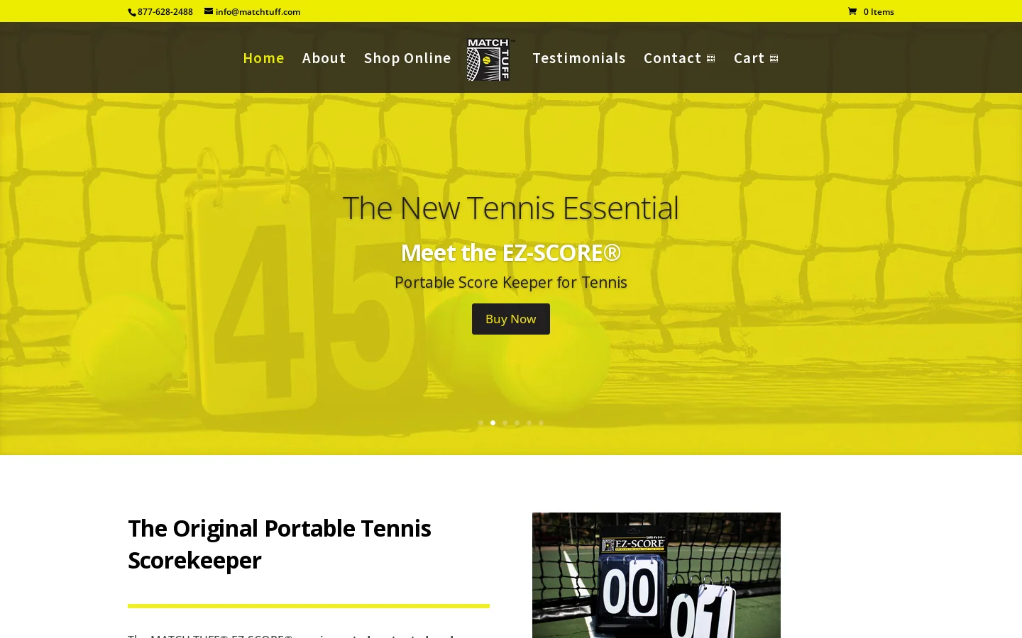 Match Tuff, LLC Homepage screenshot