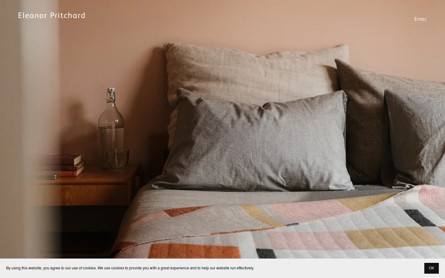 Eleanor Pritchard Homepage screenshot