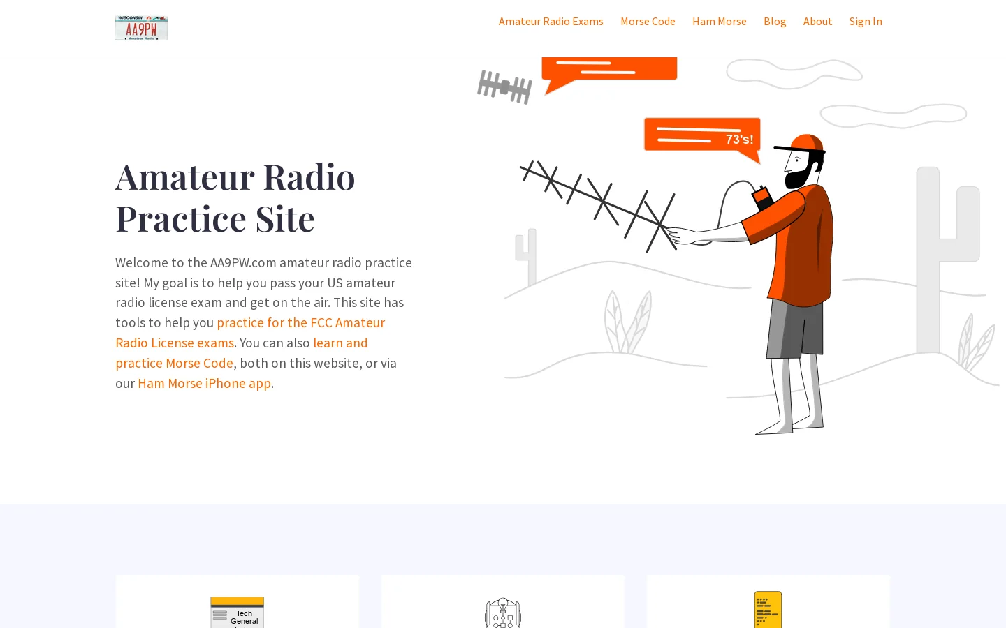 AA9PW.com Homepage screenshot
