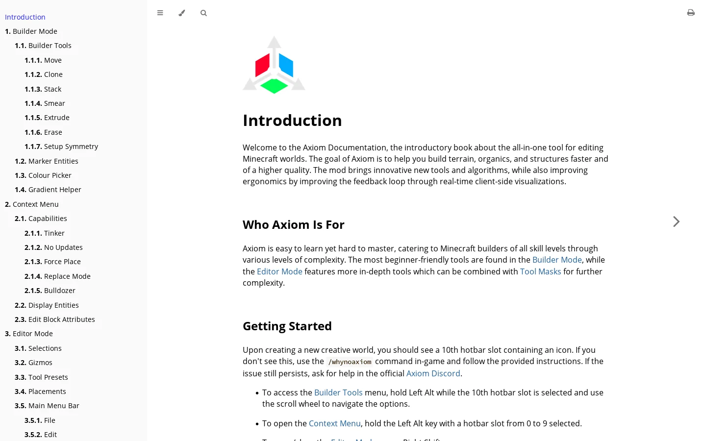 Introduction Homepage screenshot