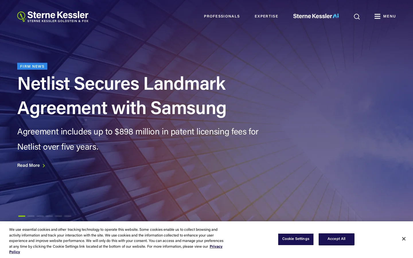 Sterne Kessler Homepage screenshot