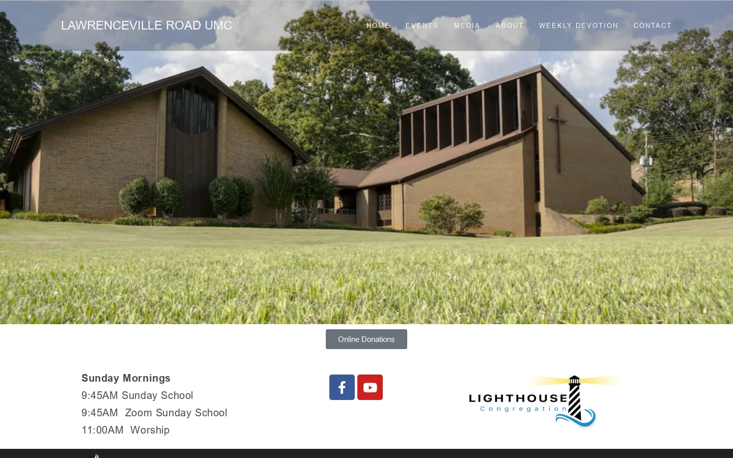 LAWRENCEVILLE ROAD UMC – UNITED METHODIST CHURCH Homepage screenshot