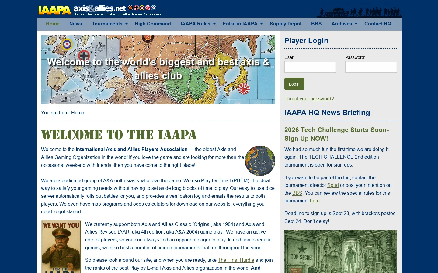 Welcome to the IAAPA - IAAPA Homepage screenshot