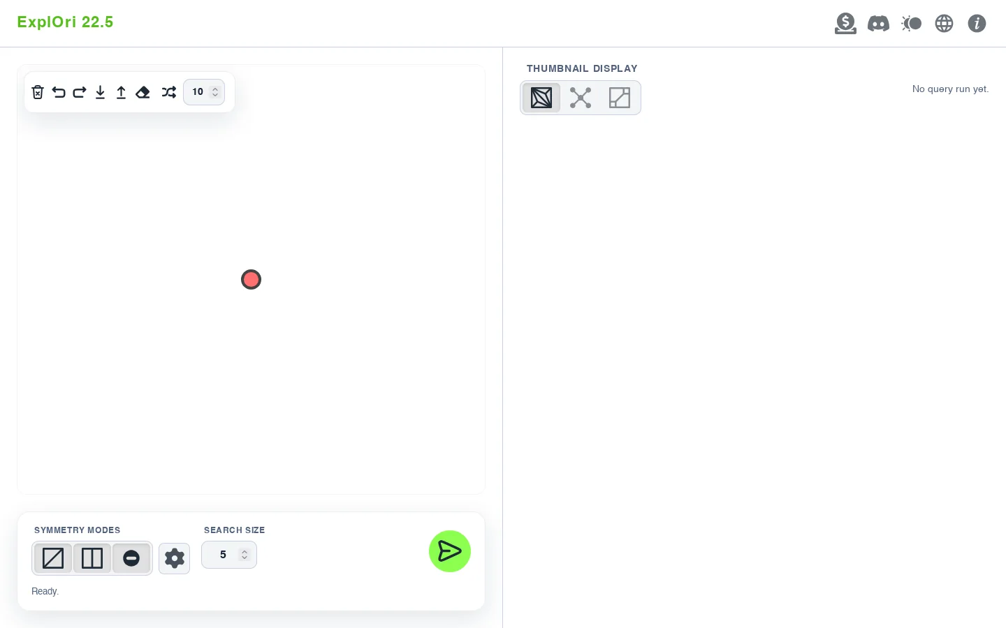 ExplOri 22.5 Homepage screenshot