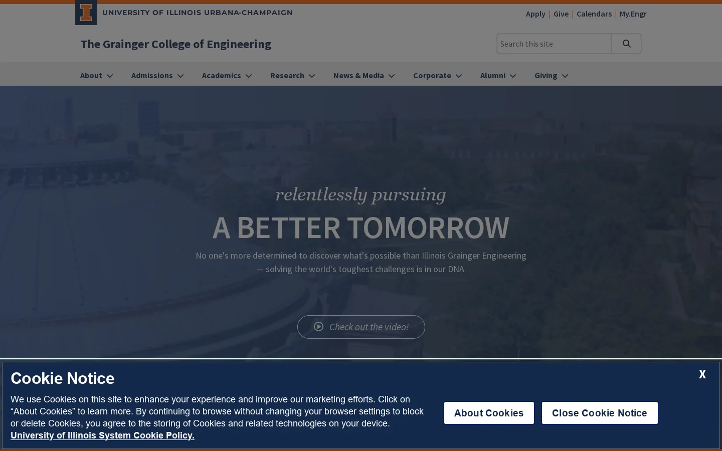 Home | The Grainger College of Engineering | Illinois Homepage screenshot