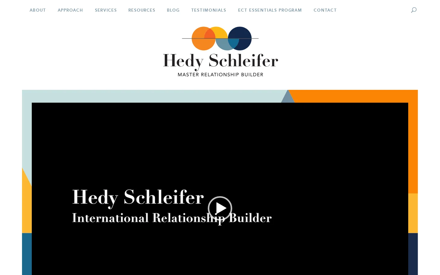 Hedy Schleifer Homepage screenshot