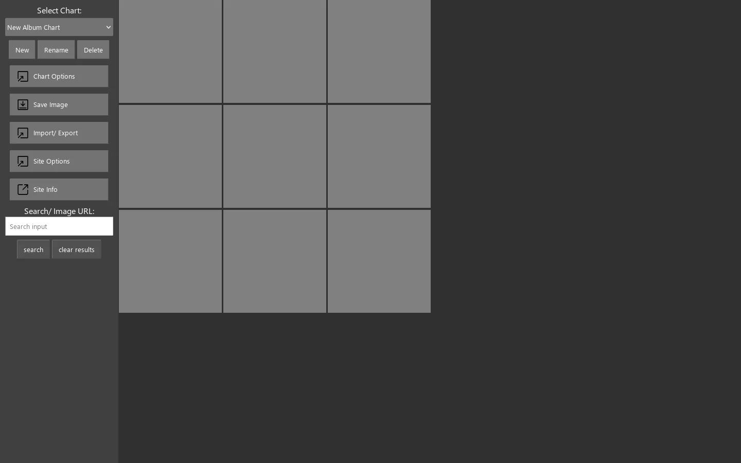 Music Chart Maker Homepage screenshot