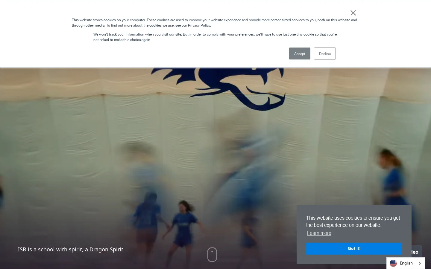 International School of Beijing | Early Years (EY) - IB Diploma Homepage screenshot