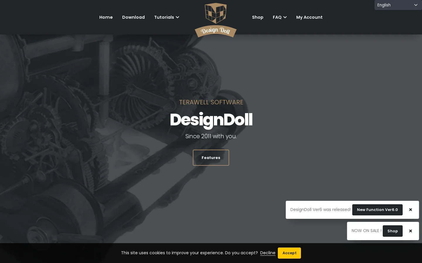 DesignDoll | Next Generation Sketch Doll Homepage screenshot