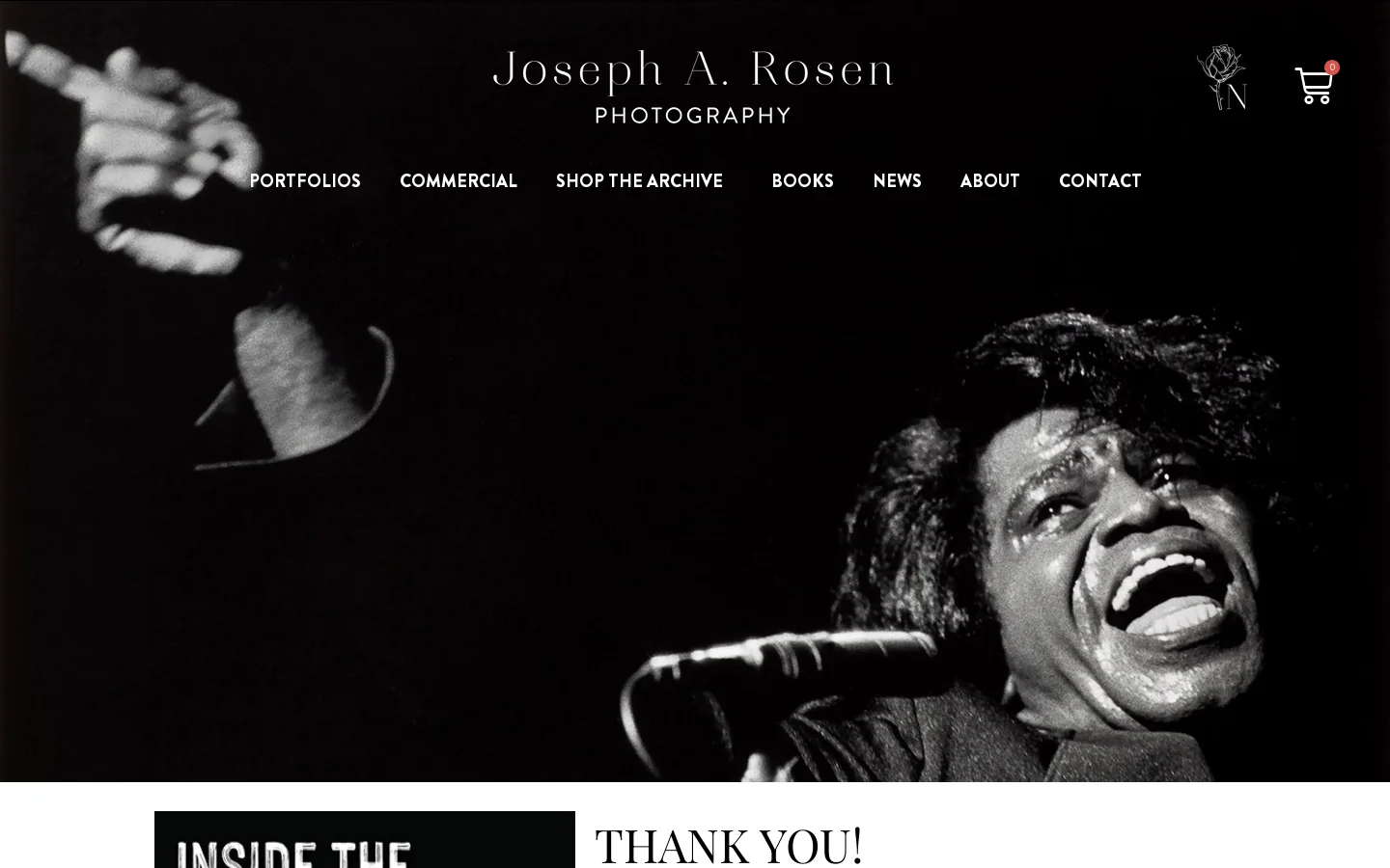 Joseph A Rosen Homepage screenshot