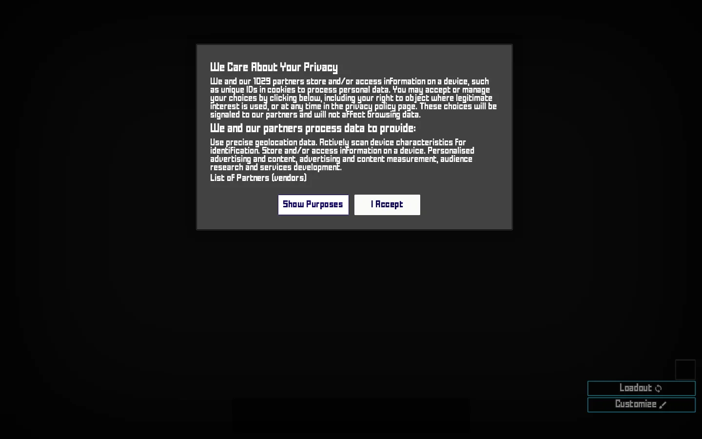 Krunker.io Homepage screenshot
