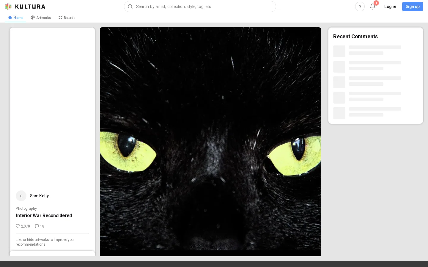 KULTURA Homepage screenshot