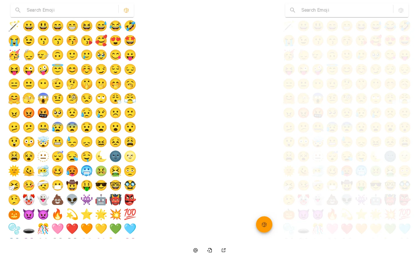Emoji Kitchen Homepage screenshot