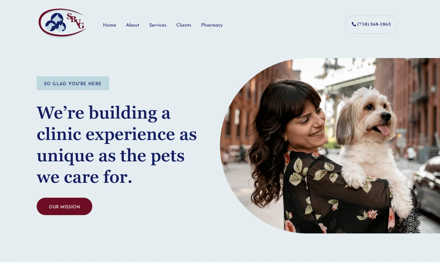 Vet Near Me 11229 - Sheepshead Bay Veterinary Group Homepage screenshot