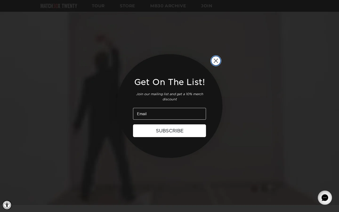 Matchbox Twenty Homepage screenshot