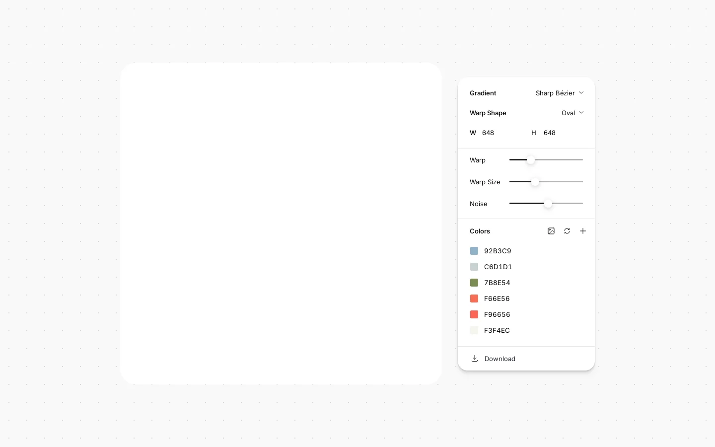 Image to Mesh Gradient Homepage screenshot