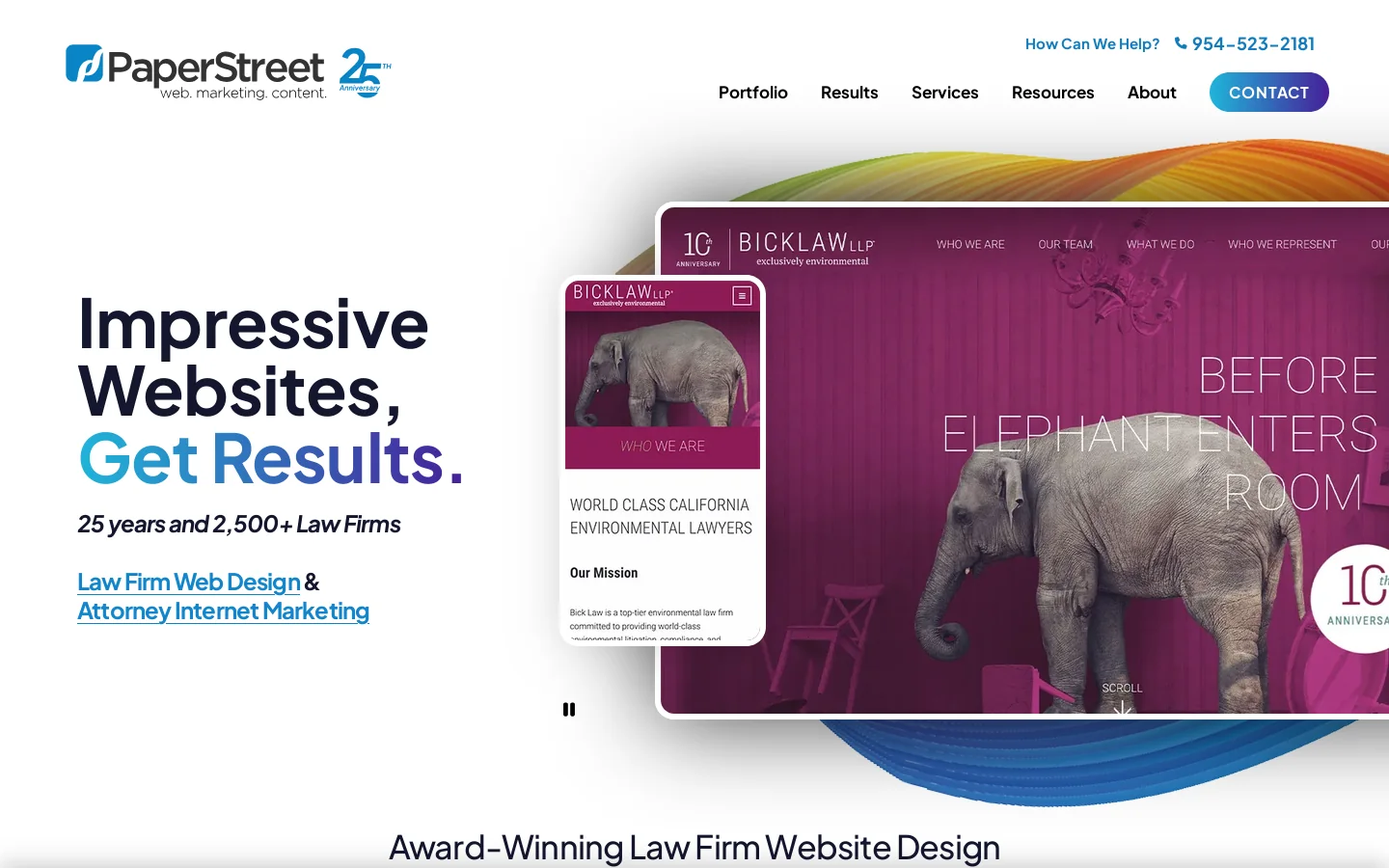 PaperStreet Homepage screenshot