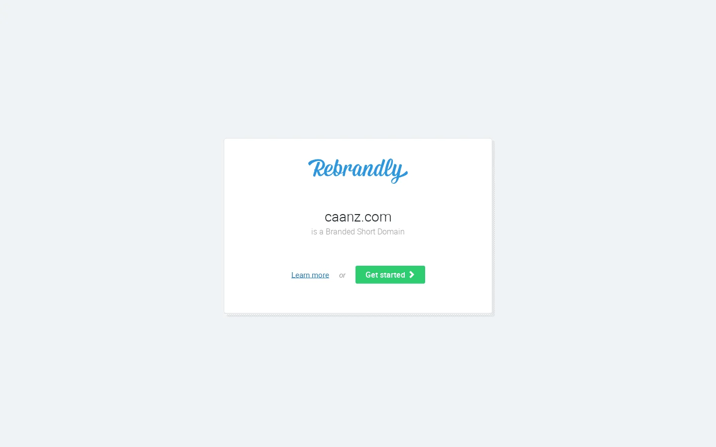 Rebrandly Homepage screenshot
