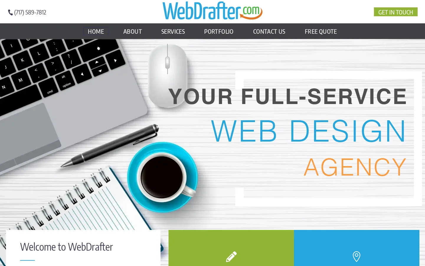 Web Design & Online Marketing Agency | SEO Company Homepage screenshot