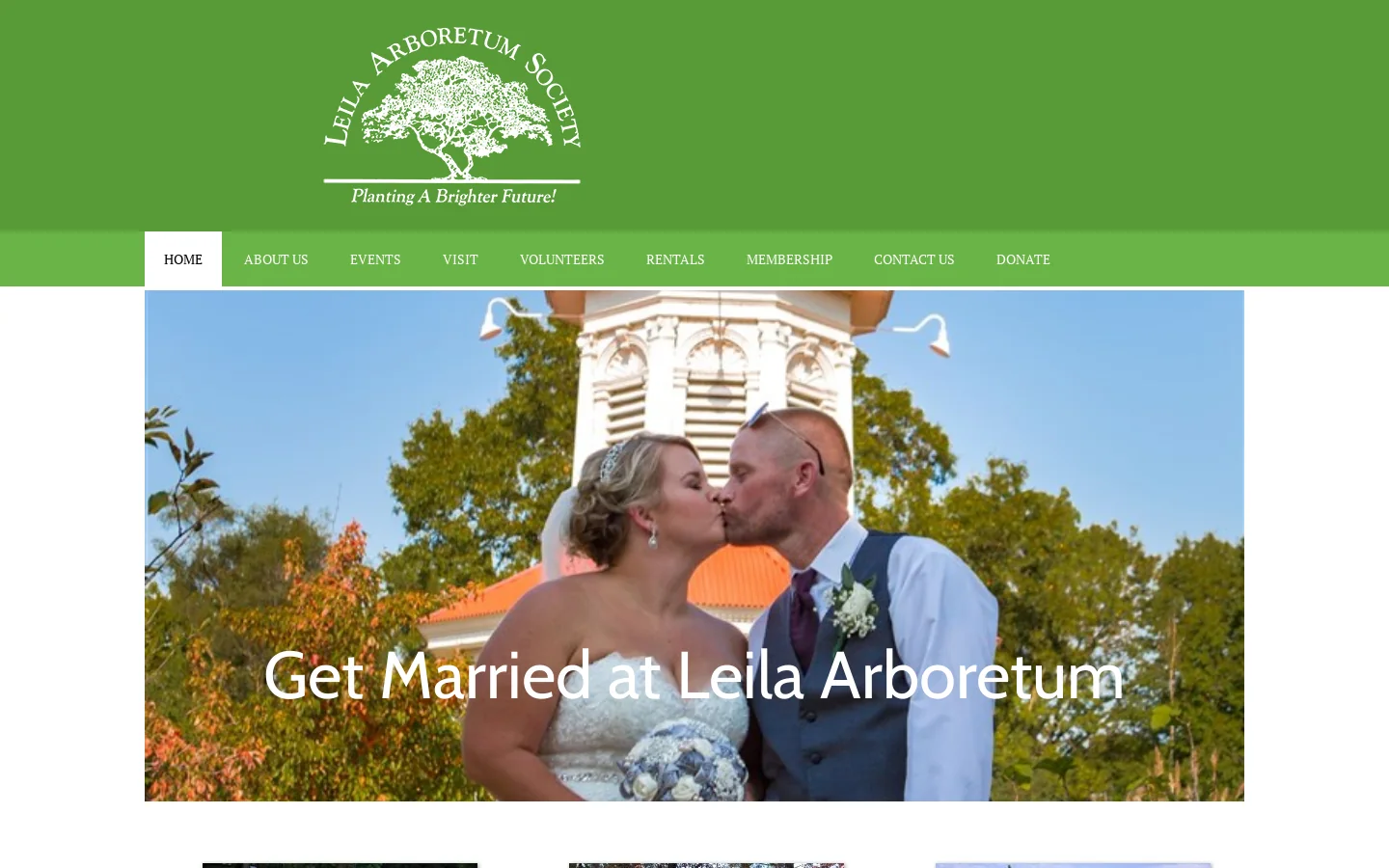 Leila Arboretum Society. Explore! Discover! Enjoy! – Explore Discover Enjoy Homepage screenshot