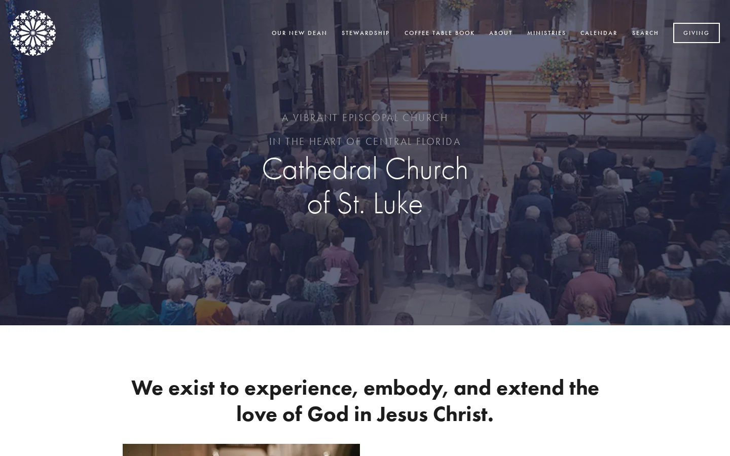 Cathedral Church Of Saint Luke Homepage screenshot