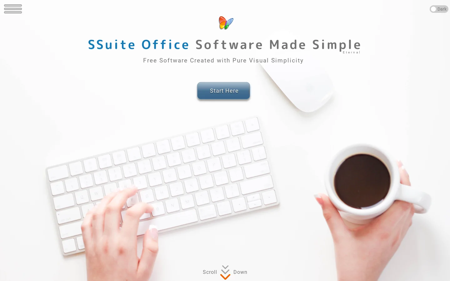Free SSuite Office Software | Download Trusted Productivity Tools for Desktop and Mobile. Online progressive web applications included - PWA Enabled Homepage screenshot