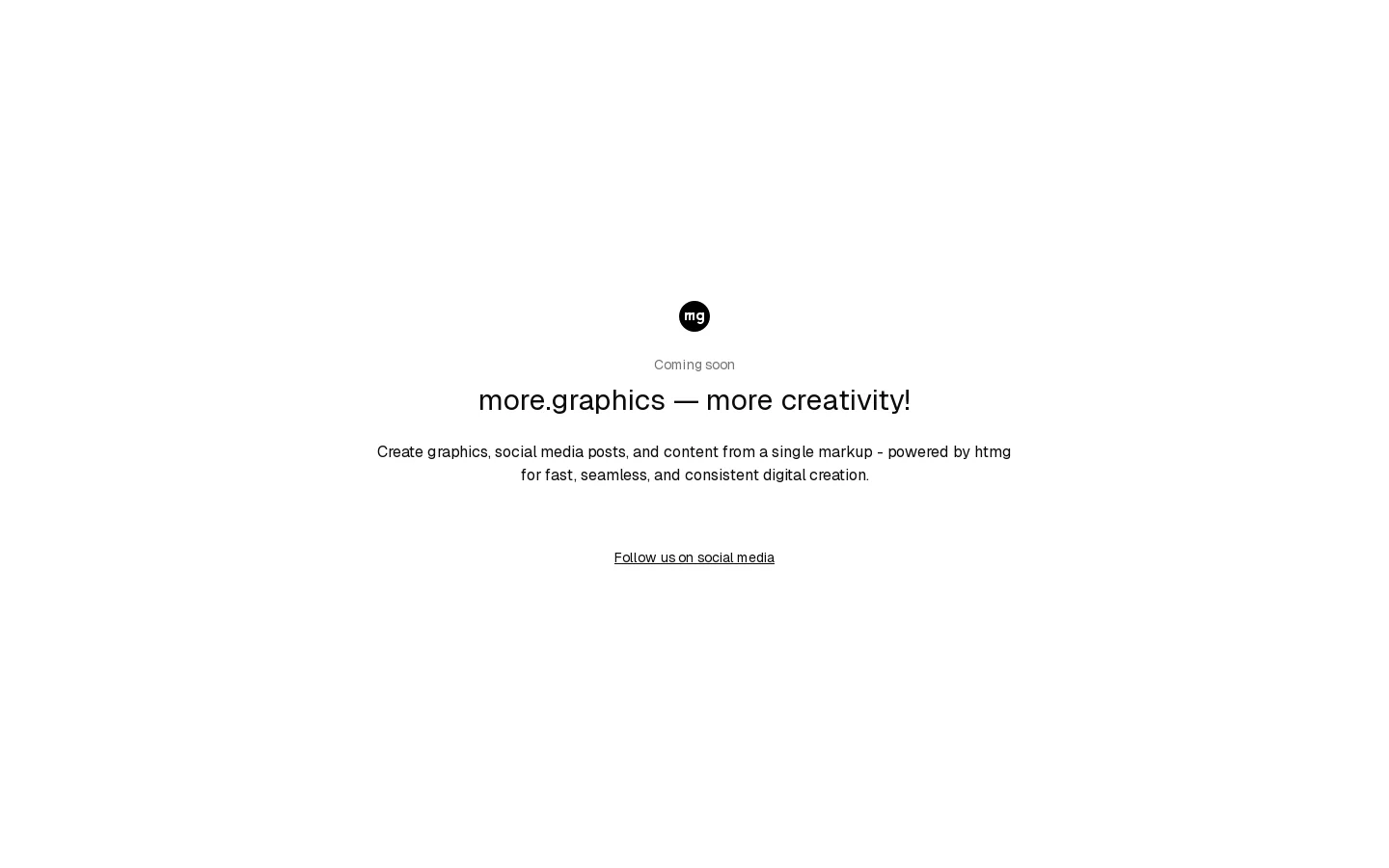 more.graphics Homepage screenshot