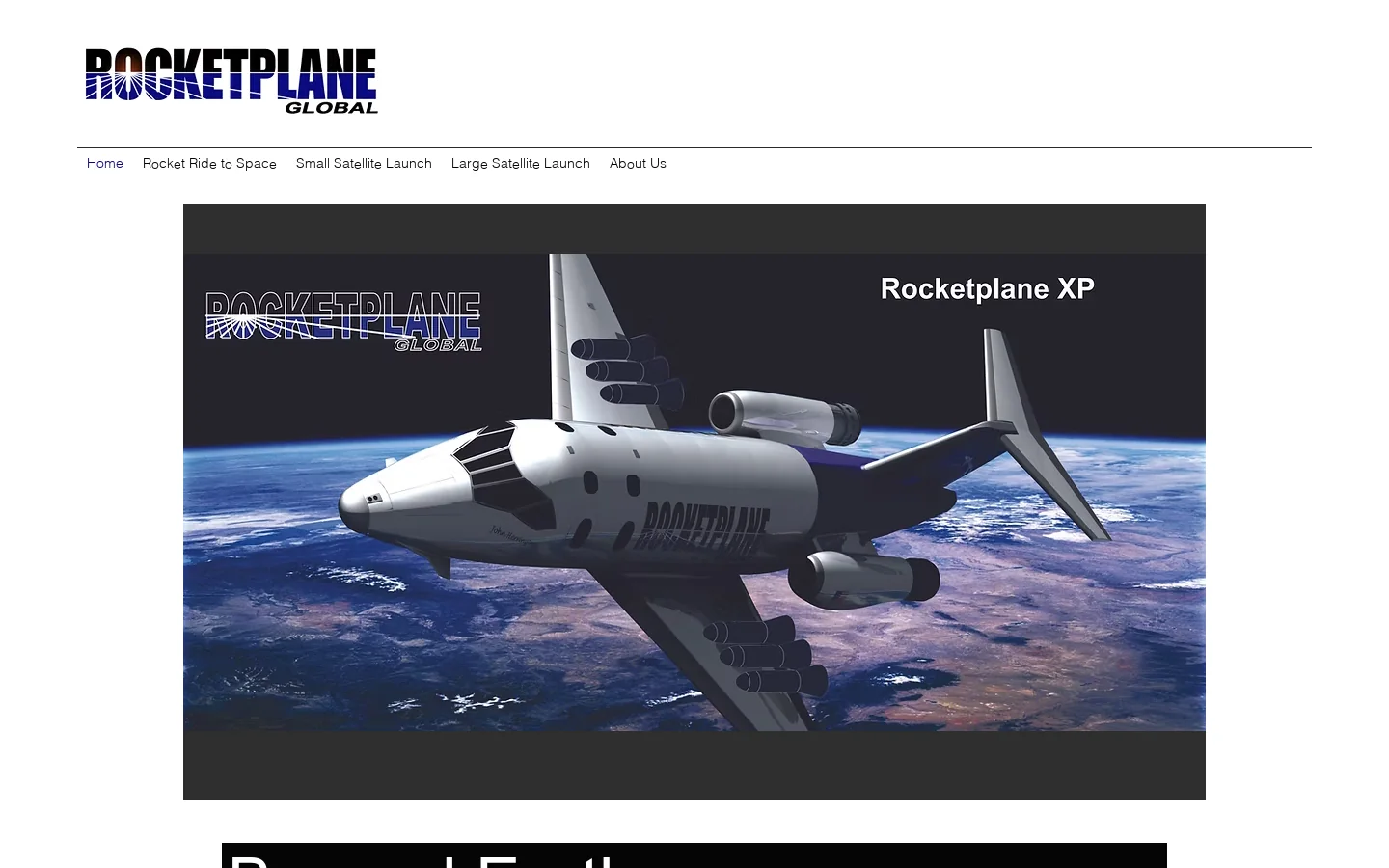 Rocketplane Global, Inc Homepage screenshot