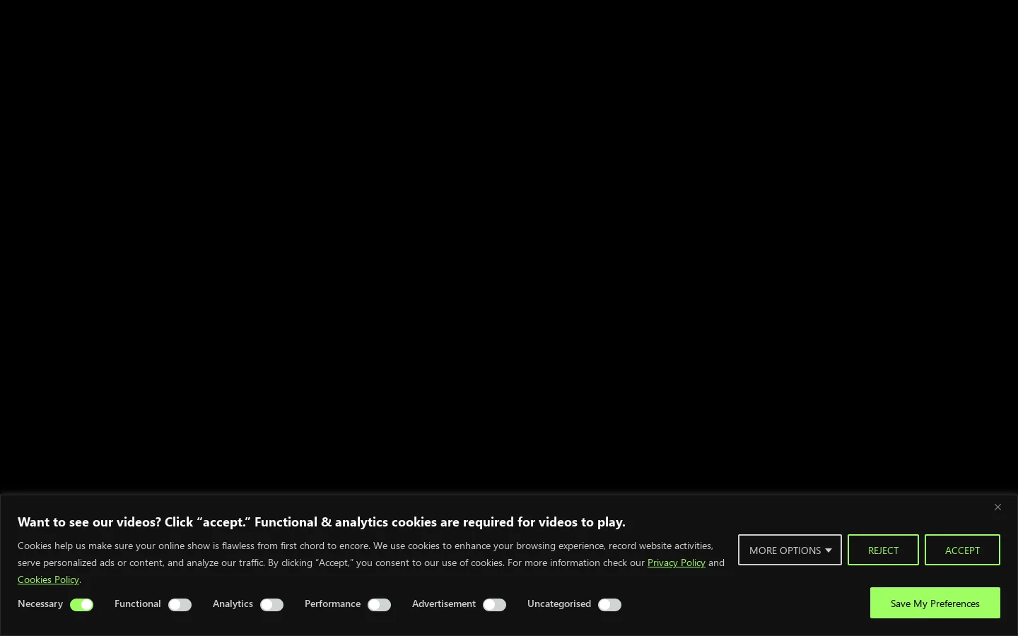 Rock & Roll Hall of Fame Homepage screenshot