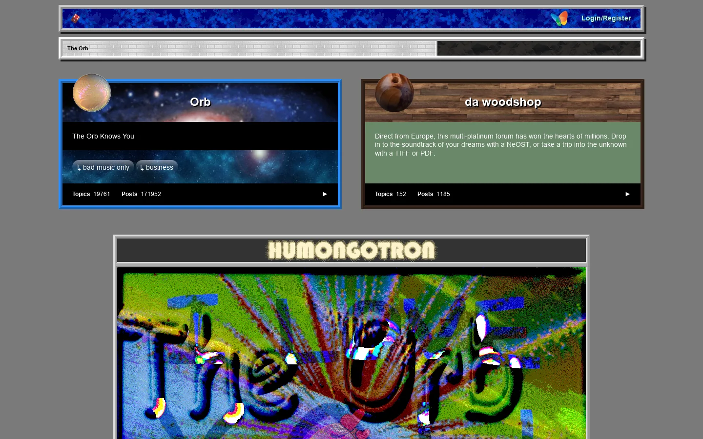 posting.cool Homepage screenshot