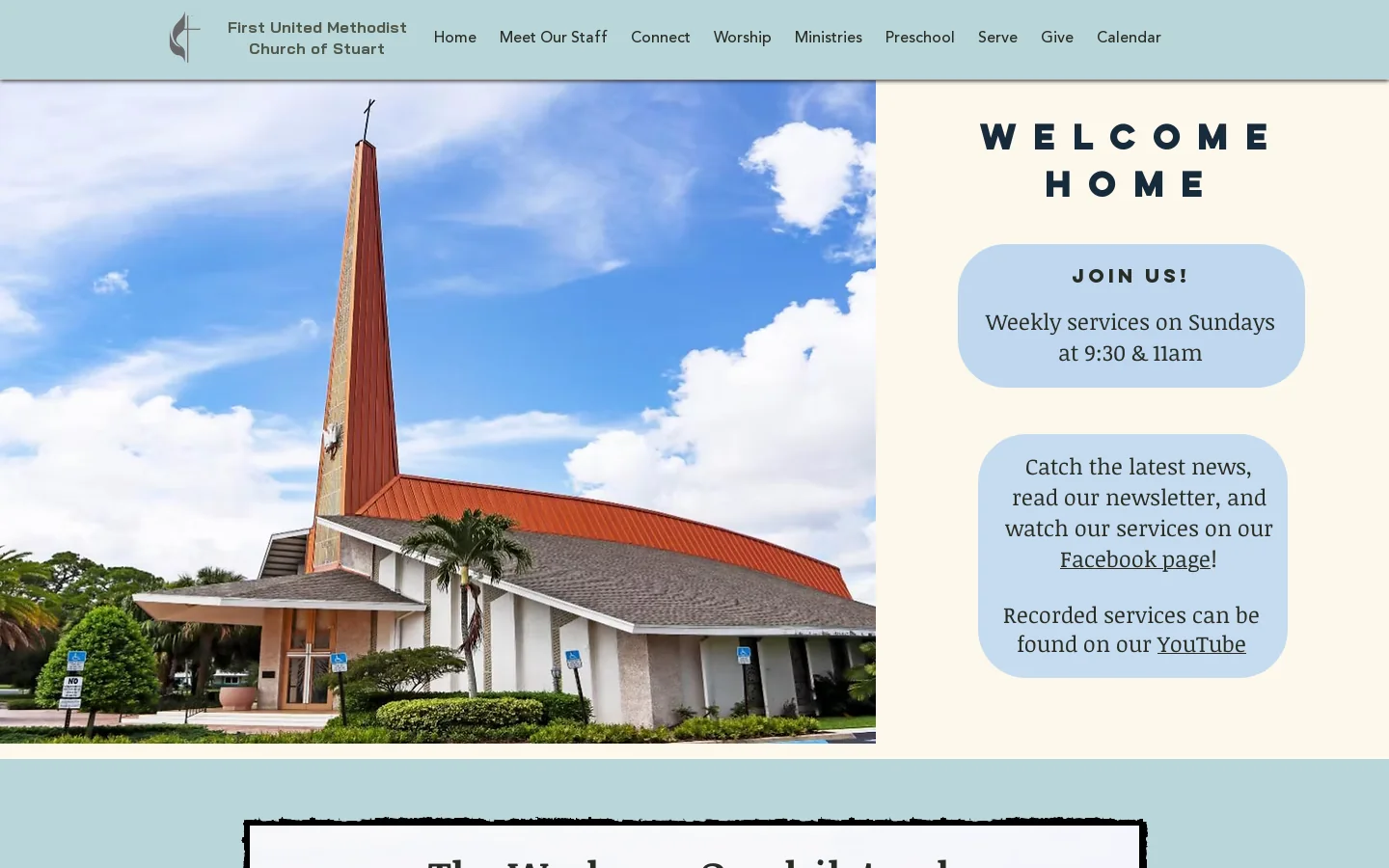 stuartfumc Homepage screenshot
