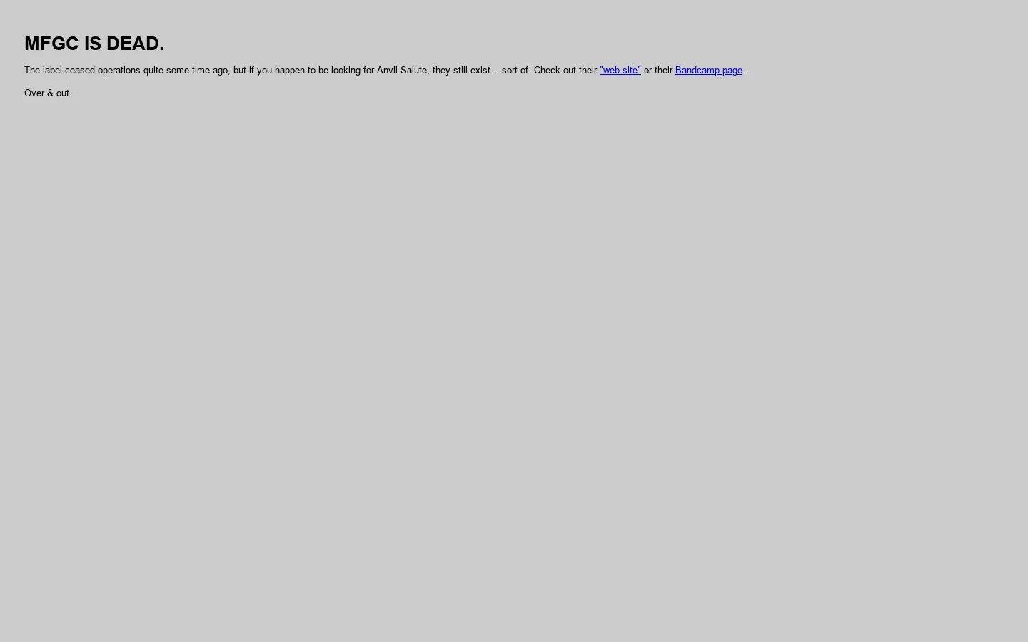 Maritime Fist Glee Club Homepage screenshot