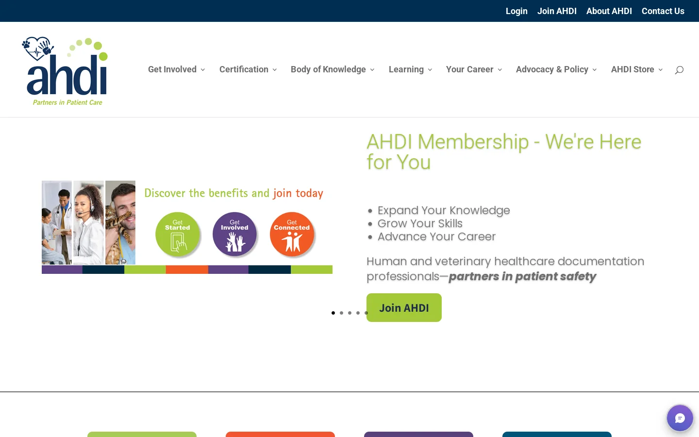Home - Association for Healthcare Documentation Integrity Homepage screenshot
