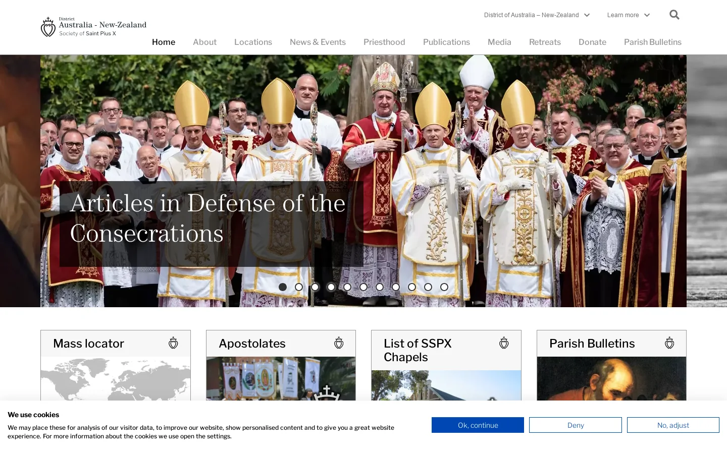 Homepage | District of Australia and New Zealand Homepage screenshot