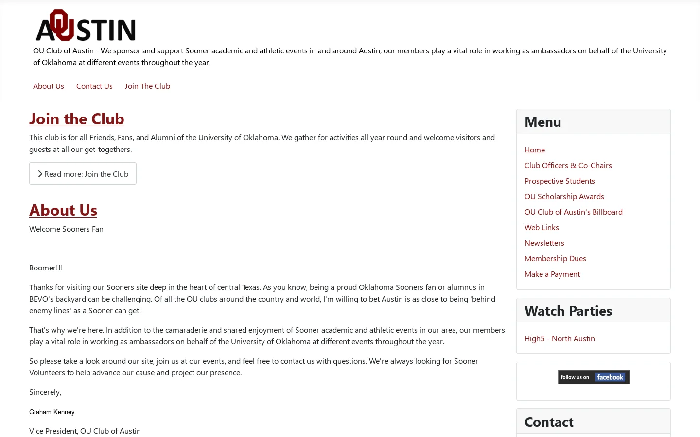 Home Homepage screenshot